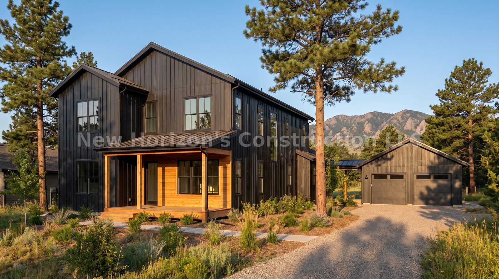 Concept rendering of the Westside Victorian Modern, a contemporary home by New Horizons Construction